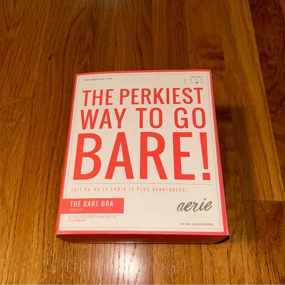 AERIE | “The Bare Bra” Push-Up Bra, Sticky-Boob Style - Picture 4 of 6